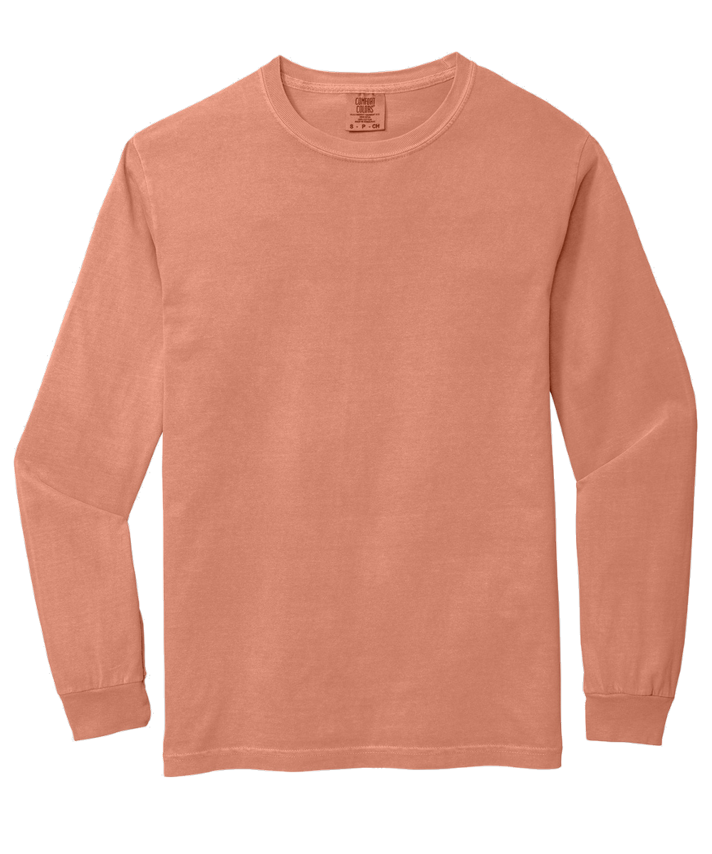 Comfort Colors 6014 Unisex Garment-Dyed Heavyweight Long Sleeve T-Shirt